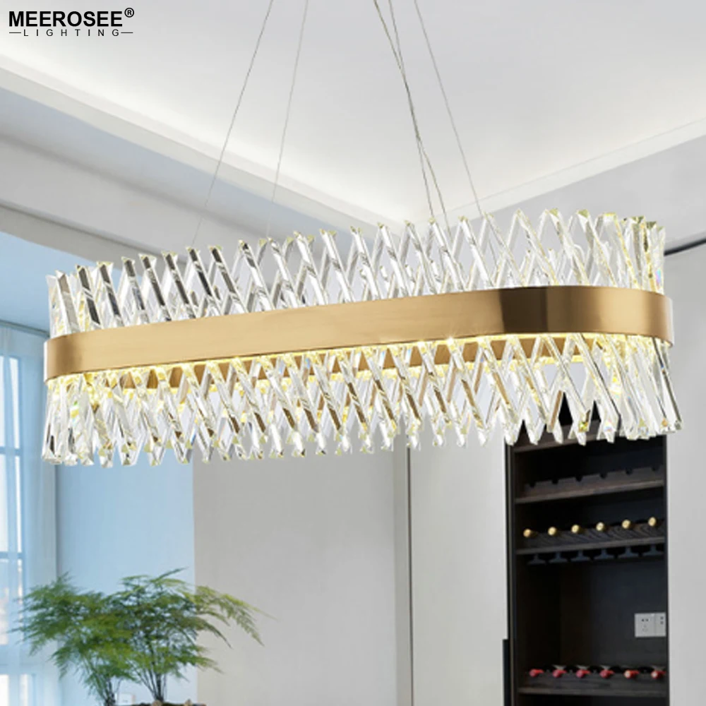 MEEROSEE Chandelier Crystal New Pendant Lighting Chandelier Modern Luxury Chandelier MD86700