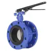 Factory Supply Gear Operated Concentric Double Flanged Butterfly Valve