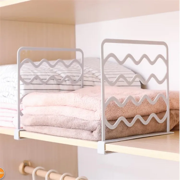 Adjustable Bedroom Wardrobe Storage Acrylic Plastic Organizer Closet