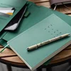 Business affairs High-grade Meeting Leather surface thickening office Notebook fashion Simplicity planner Agenda Bujo Diary 2020