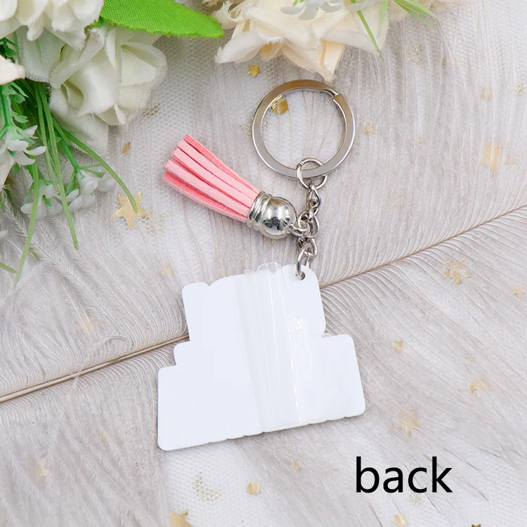 KHS194KH1102 Good Quality 2022 New Girl MAMA Mother's Day Gift White Acrylic Keychain manufacture