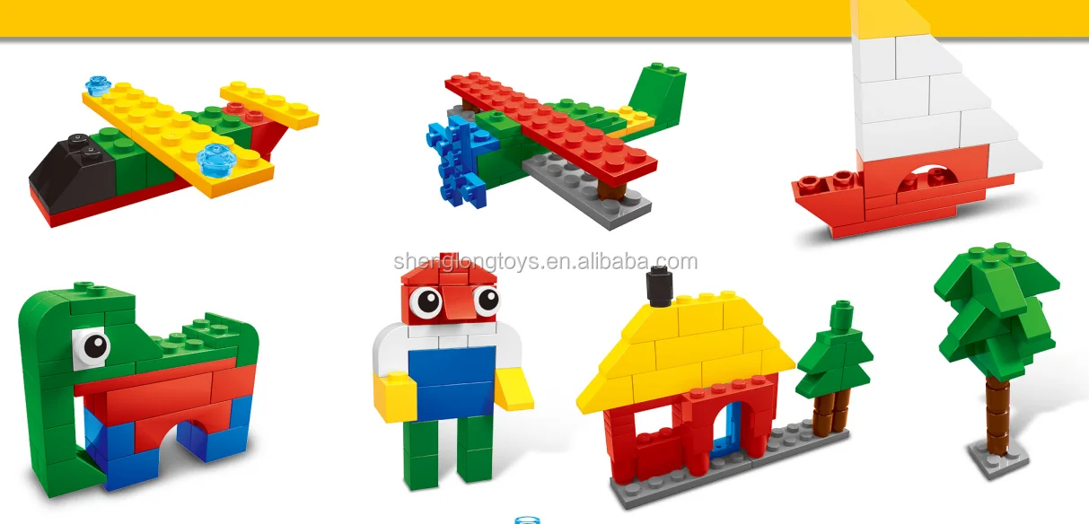 550pcs Creative Educational Construction Diy Bulk Plastic Piece