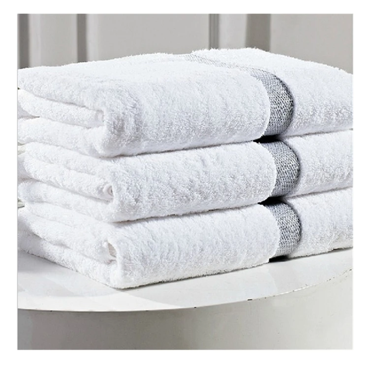 
Custom White Bathroom Cheap Luxury High Quality Soft Organic 100% Cotton 5 Star Hotel Towels Thick Face Hand Towel 