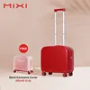 Mixi 18 inch custom service hard case Spinner Wheeled traveling trolly suitcase luggage bag Hardside Luggage