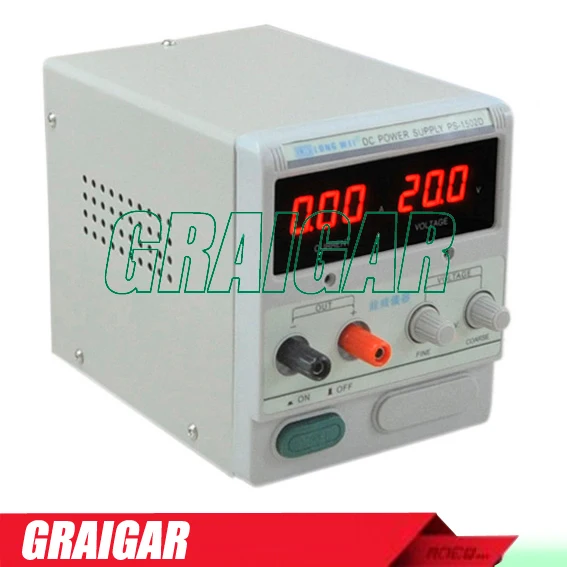 Voltage/current Adjust Knob With Rough And Meticulous Adjustable Lab Dc ...