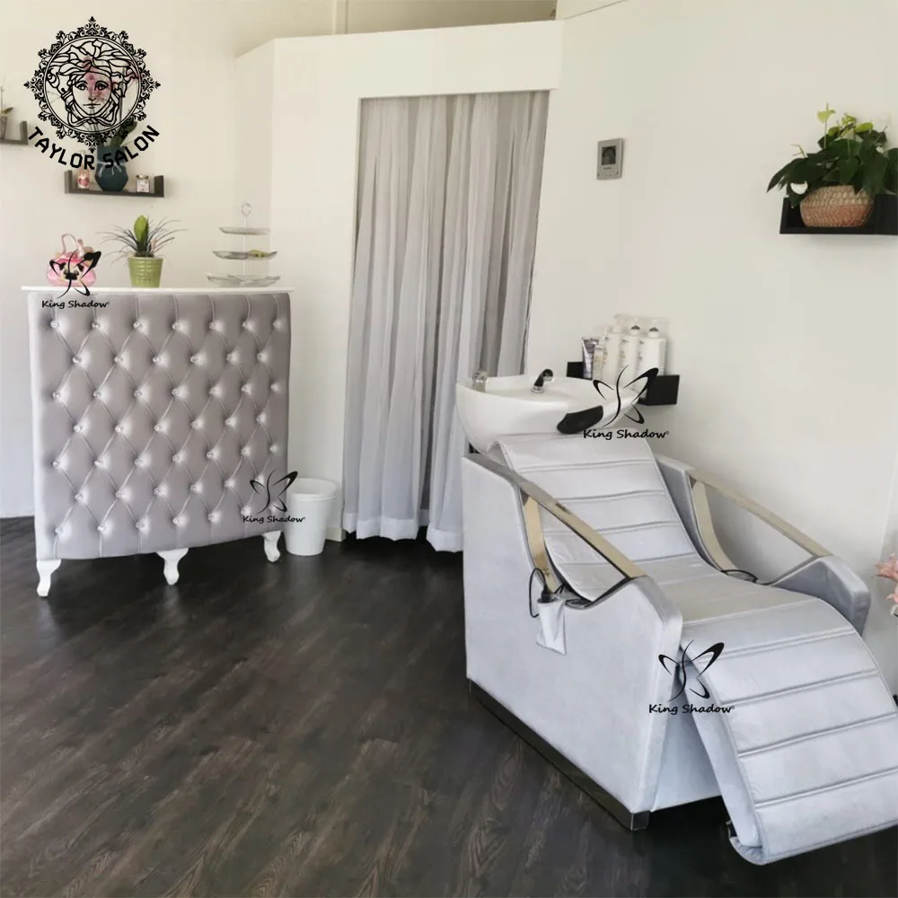 Beauty Salon Furniture Package Shampoo Bowl Styling Mirror Station