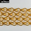 Private customized living room staircase villa luxury aluminum chain ceiling decoration