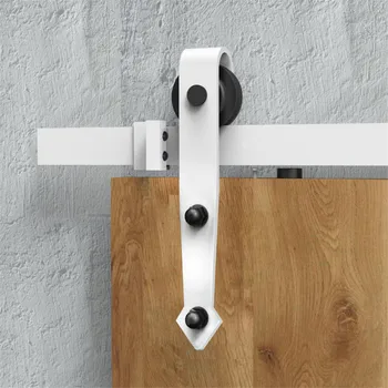 Kinmade Powder Coated Steel Barn Door Hardware Arrow Shape Hanger