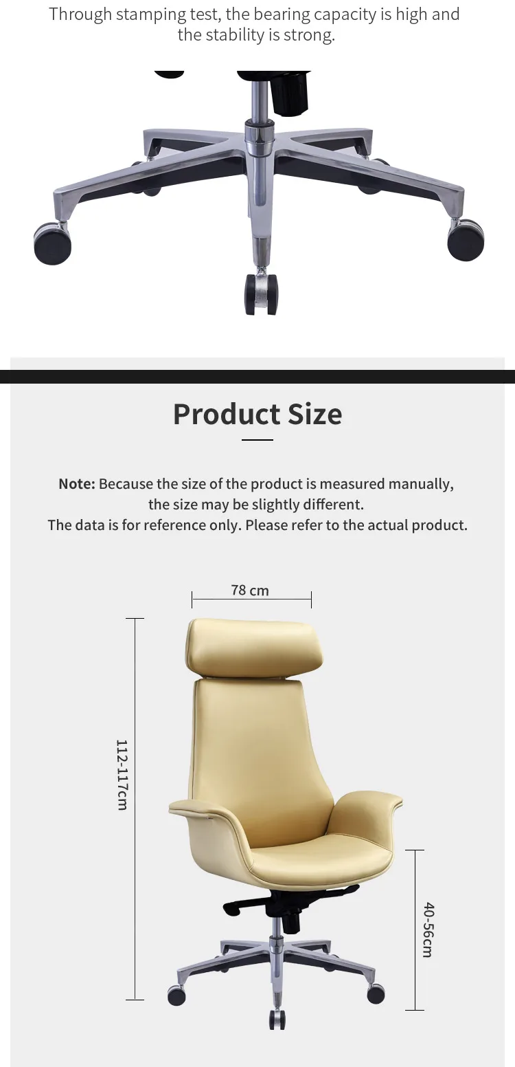 2021Executive job from home leather conference office meeting chair white chair