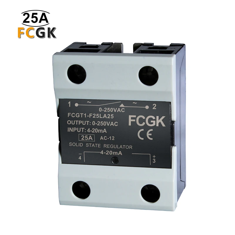 Industrial Control Relay 25A Solid State Relay LA Series - 0-10V/4-20mA ...