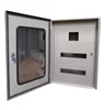 Custom sheet metal cabinet double door transparent electric control box