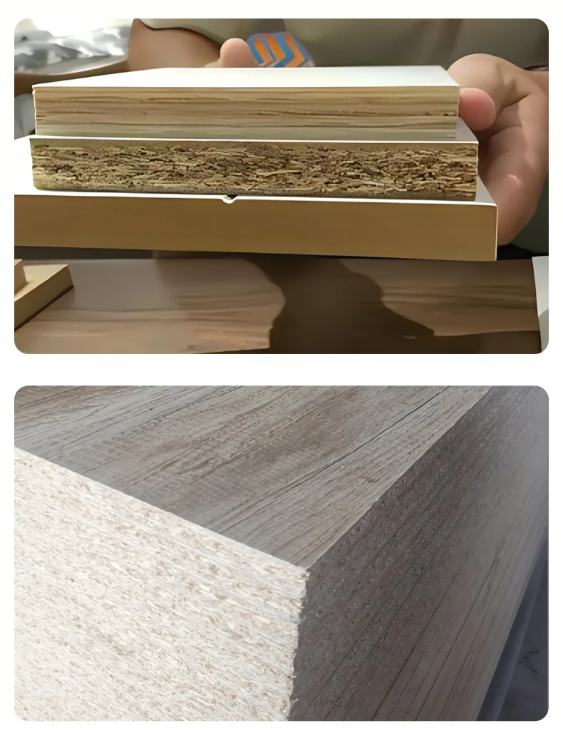 Modern Design 18mm Thick Solid Wood Particle Board Melamine Veneer ...