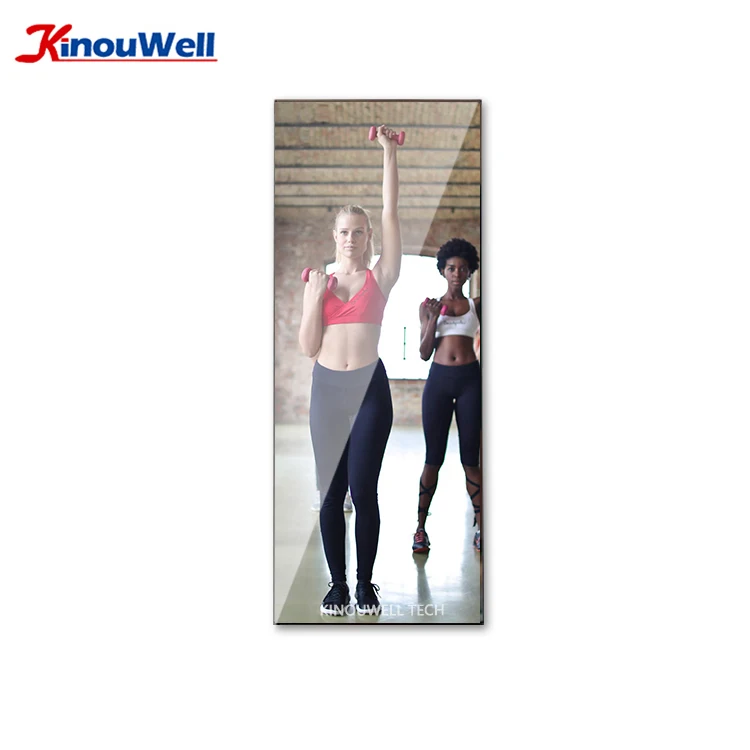 Lcd Magic Exercise Mirror Fitness,Fitness Reflect Mirror Tv,Exercise