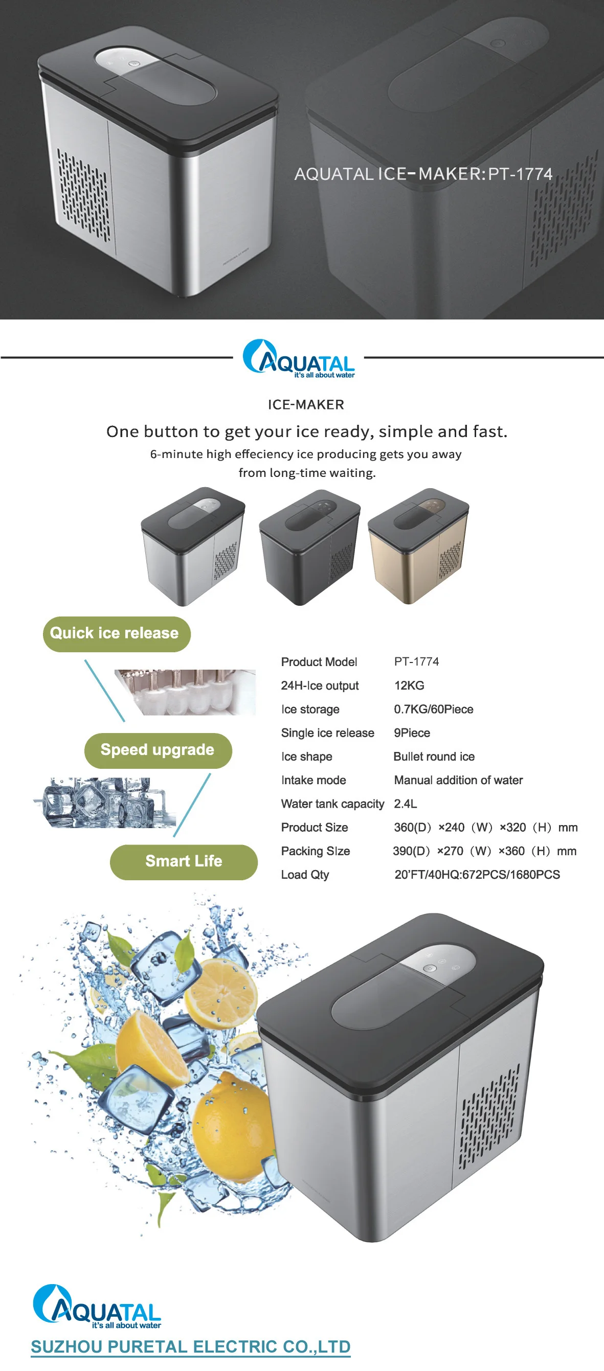 reasonable ice cube maker small