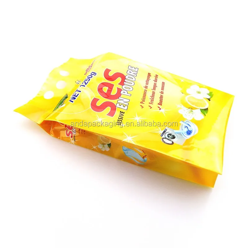 Plastic Bag For Laundry Detergent Soap Powder Packaging,Back Seal Bags