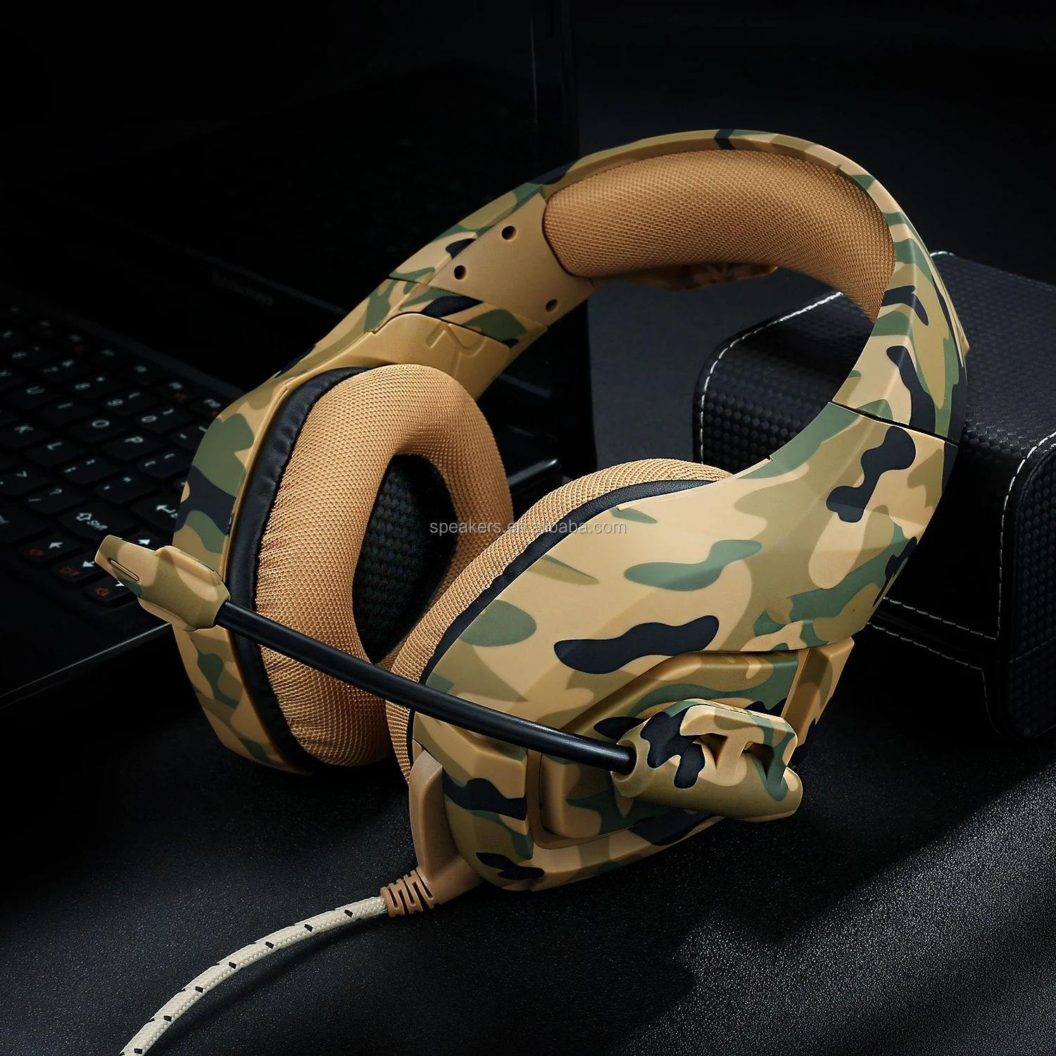 Gaming Headset Compatible PS4 New Xbox one PC Mac Over Ear 3.5mm Headphones with Mic Noise Isolating Deep Bass Surround - ANKUX.COM