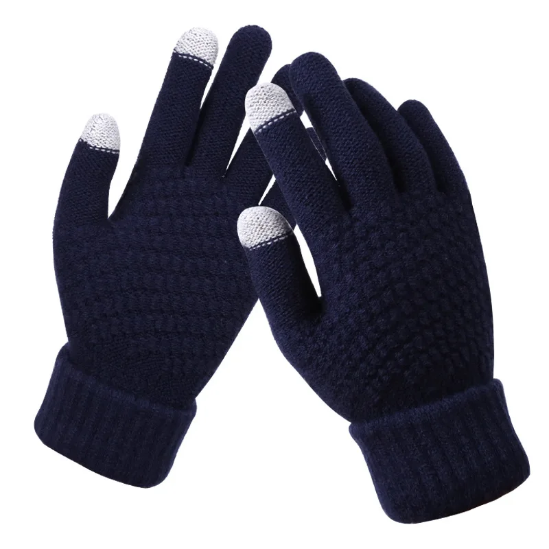 Men's Touch Screen i Magic Gloves For Winter Knit with Intelligent Yarn