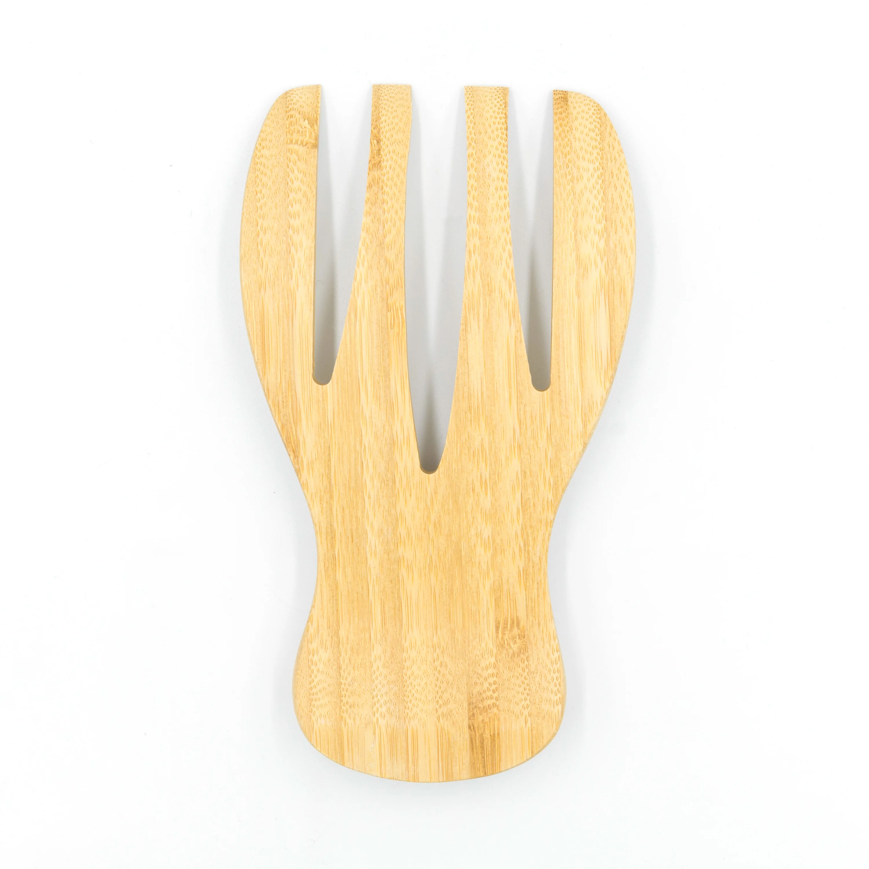 Ecofriendly Bamboo Salad Hands Bamboo Salad Server Set For Kitchen