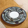 European high-end steak dish dessert plate 6/ 8/ 10.5 inch three-piece round flat plate Dinner plate set