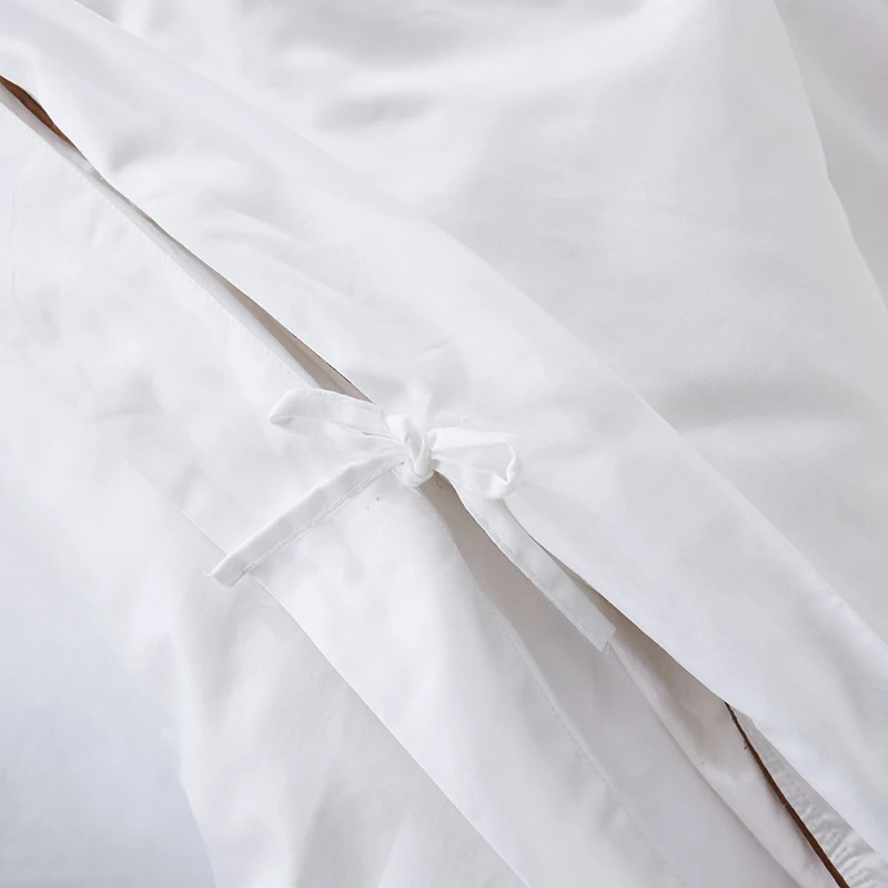 Townzi Hot Sale Luxury Wholesale Jacquard Weave White Plain 100% Cotton Beddings Hotel