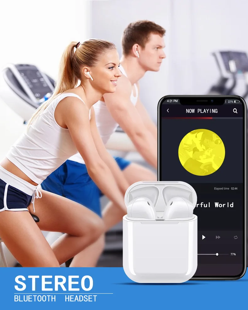 Factory high quality UPC code Wireless Bluetooth 5.0 Earphone Mini Earbuds i9s Tws Headphone for apple iphone airpods - ANKUX.COM