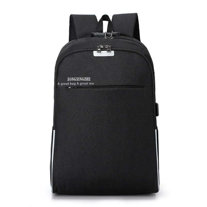 New Backpack unisex USB Charging  Waterproof Business Casual Computer Bag 14-inch Anti-theft Backpack