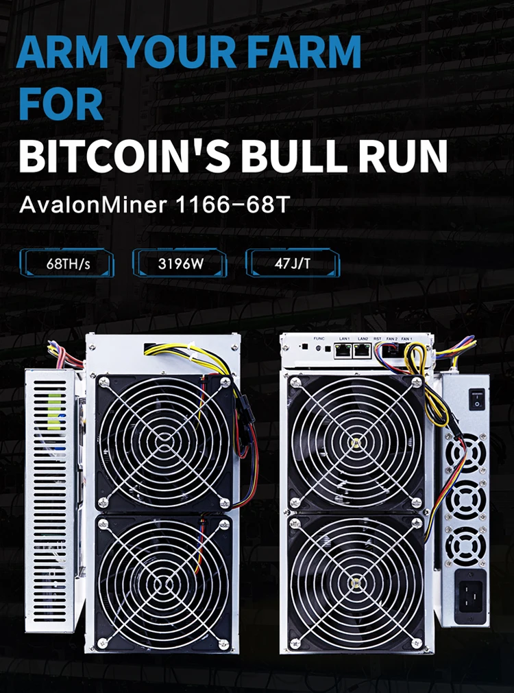 Original Canaan Mining Avalonminer 1166 Avalon 1166 Cryptocurrency ...