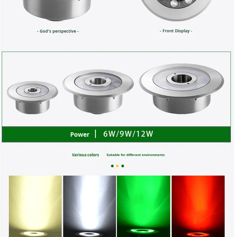 product led underwater fountain light ip68 waterproof rgb color changing pool light for landscape use-11