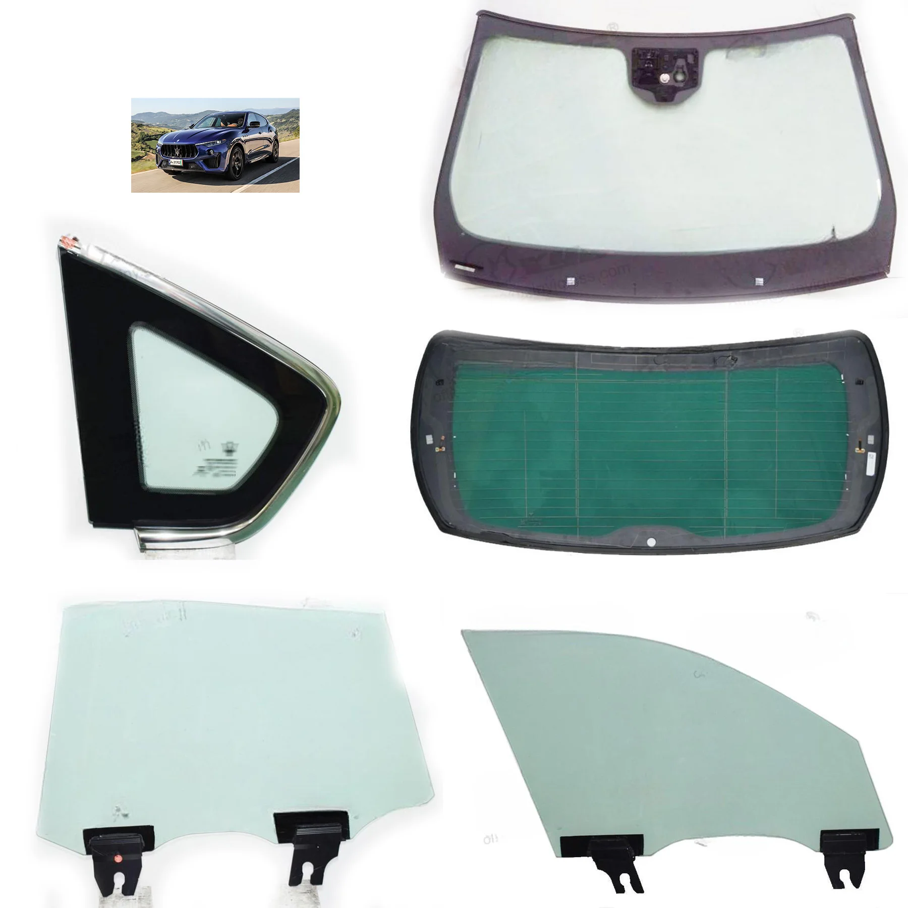 Maserati Levante Windshield Glass Sunroof Car Glass Auto Glass Car