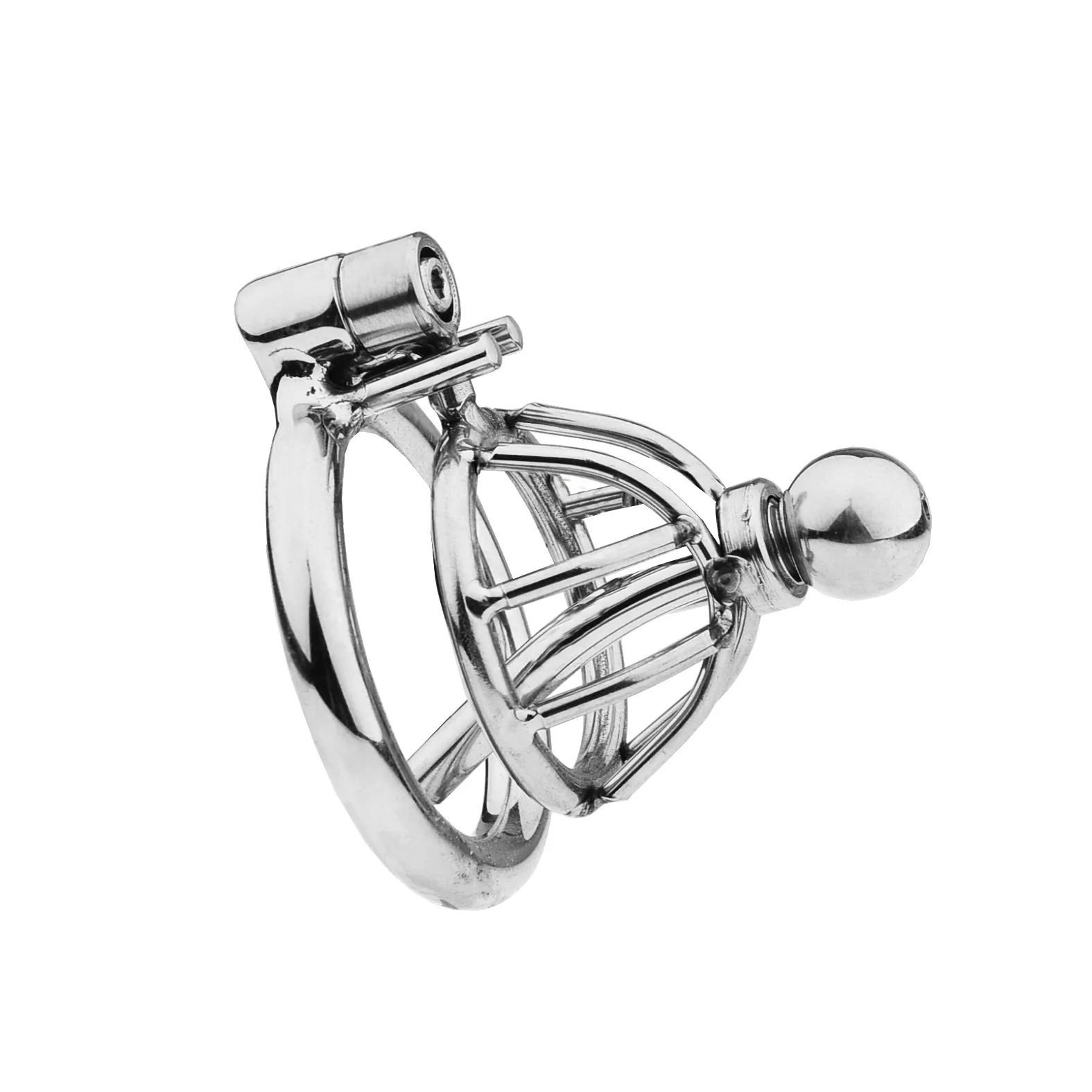 Chastityring Metal Cock Cage Secure Device For Male Selfdiscipline ...