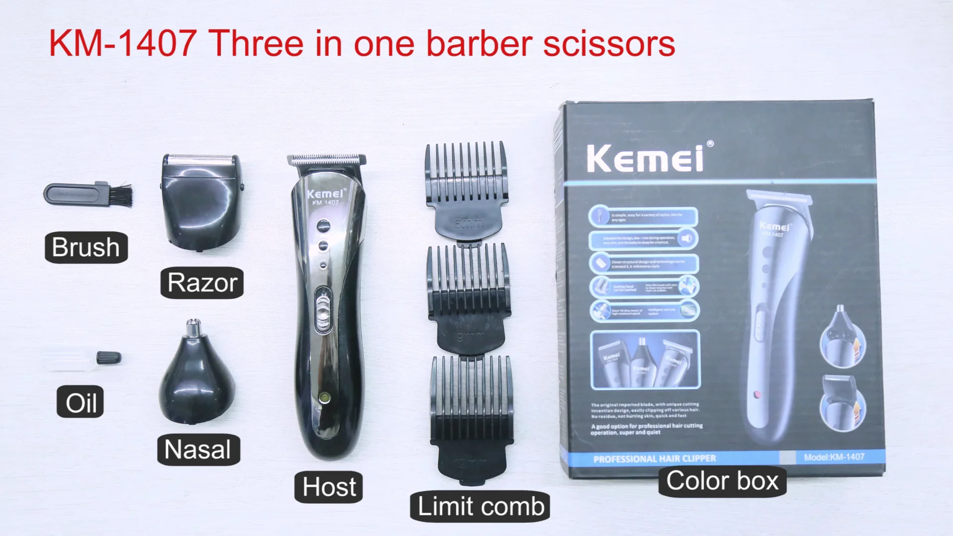 Km-1407 New 3 In 1 Stainless Steel Cutter Head Low Price Electric Nose Hair  Trimmer Waterproof - Buy Electric Nose Hair Trimmer Waterproof,Hair Clipper  Nose Trimmer Mens,Electric Ear And Nose Hair Trimmer