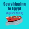 International shipping agent sea shipping cargo from china to Egypt by sea