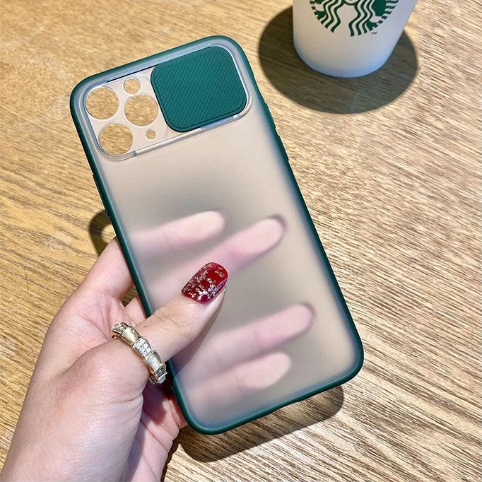 2020 Trending New Camera Cover Slide Lens Protection Case For iphone 11 Pro Max For Samsung S20 Cellphone Case