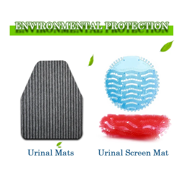 Plastic Antislip Toilet Mat Bathroom Floor Pad Urinal Mat Floor Mat