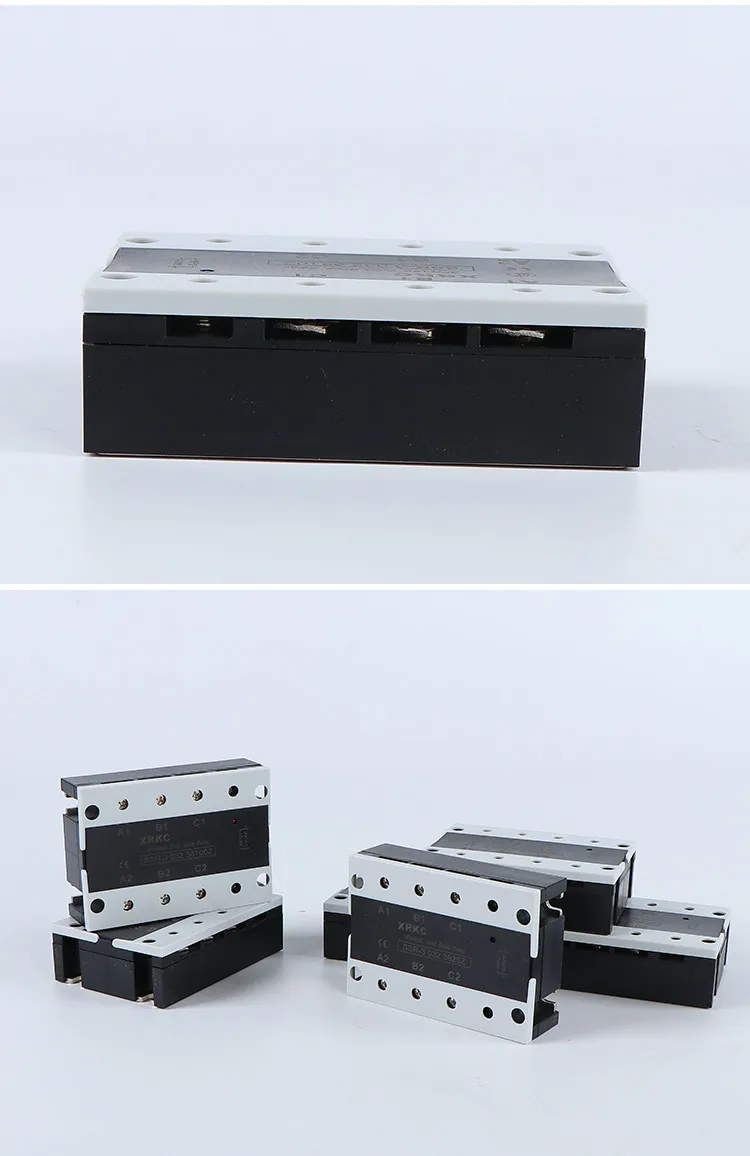 Solid State Relay DC Input 12V 24V/220/380V Three-phase JGX3 SSR-3 032 38100Z DC Control AC Module supplier