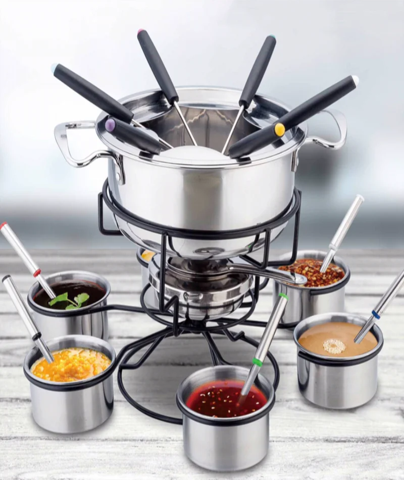 Factory wholesale stainless steel buffet chafing dish Factory sale  fondue set