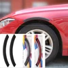 Rubber Car Fender Flares Arch Wheel Eyebrow Protector Auto Mudguards Anti Collision Strip Stickers Wheel Lip Protective