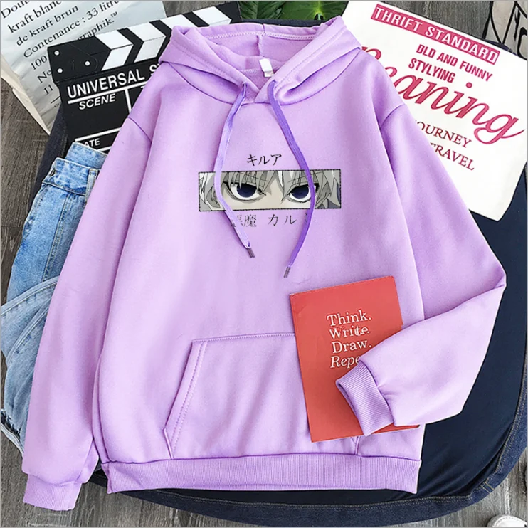 Women Hunter Pullovers Hoodies Sweatshirts Killua Zoldyck Devil Eye Print Anime Hoody Streetwear Hoodies Hunter X Hunter Buy Hoodies Hunter Hunter Hoodies Killua Zoldyck Product On Alibaba Com