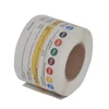 250 labels per roll Water Soluble Paper Dissolvable Food Rotation Label Stickers