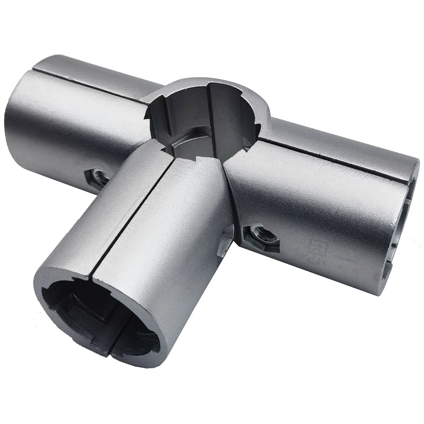 third generation bar aluminum alloy grade 1000 series lean pipe connector profile accessories four way-15