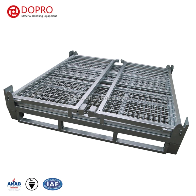 Returnable Foldable And Stackable Metal Zinc Wire Mesh Welded Steel ...