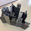 natural anodized 6063-T5 aluminium extrusion profiles for doors and windows
