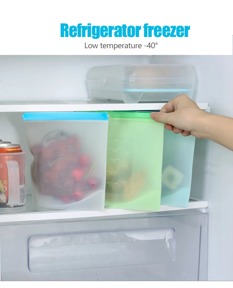 Zip Top Kunden Biologisch Abbaubaren Peva Gefrierschrank Lebensmittel