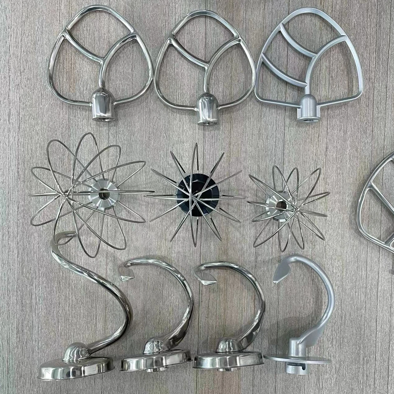 Customized Blender Spare Parts Flex Edge Beater Food Mixer Parts Tilt