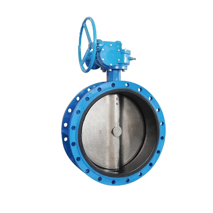 Pn16 Worm Gear Actuator Ductile Iron Rubber Sealing Wafer Type Butterfly Valve (3).jpg