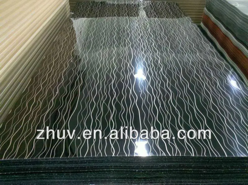 Akirlik High Gloss Acrylic Sheets / Laminated Sheets For Kitchen