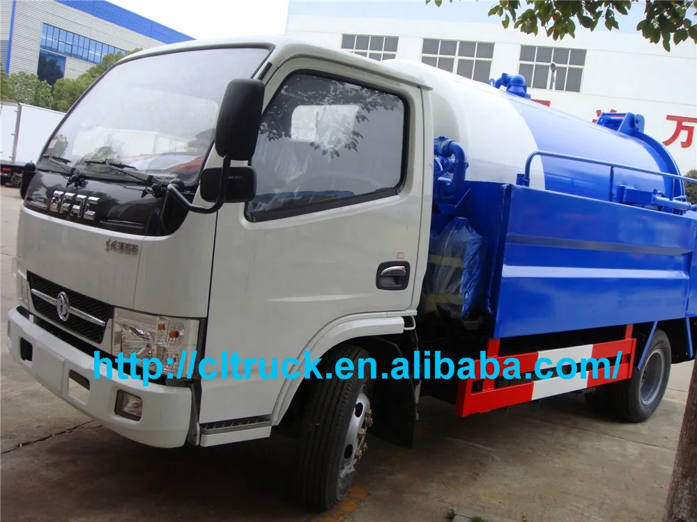 5tons Combination Jetting Vacuum Truck For Cleaning Public Sewer Pipe ...