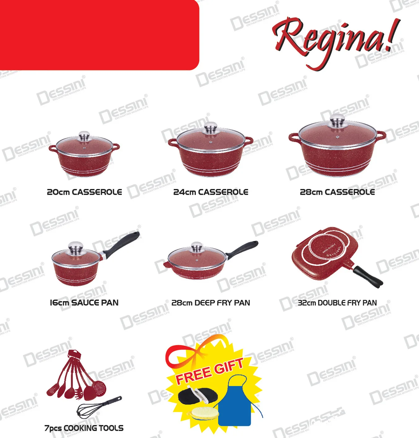 dessini 23pcs die cast set