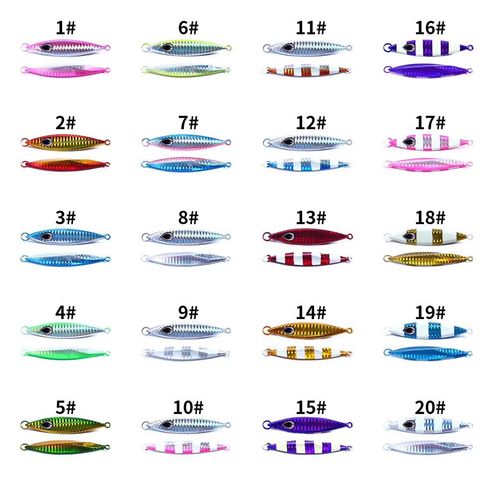 Oem 10g Saltwater Fishing Lures Vertical Jig Speed Lead Jig Stick Lead