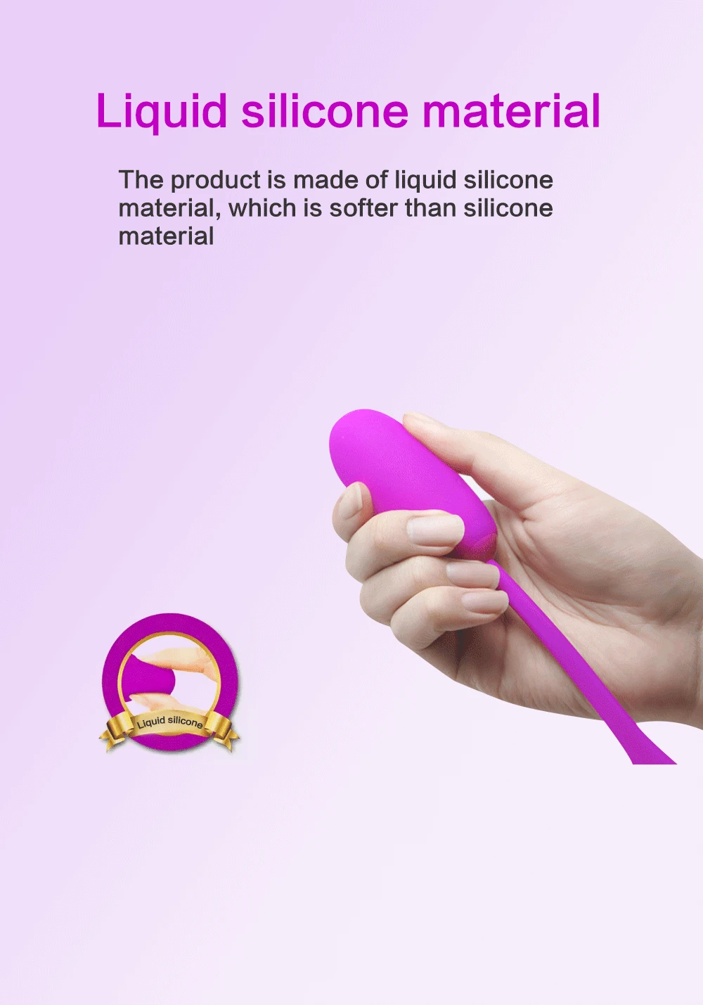 Soft Liquid Silicone Vibration Jumping Egg Usb Charge Pussy Vagina
